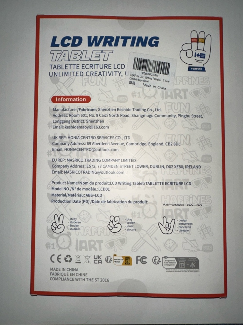 🆕 10" LCD Writing Tablet - Picture 2 of 2
